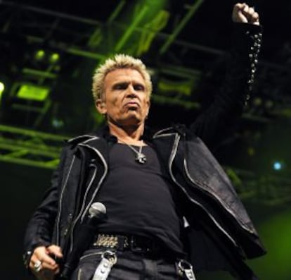 Billy Idol durante un concierto en Austria el pasado 14 de julio.