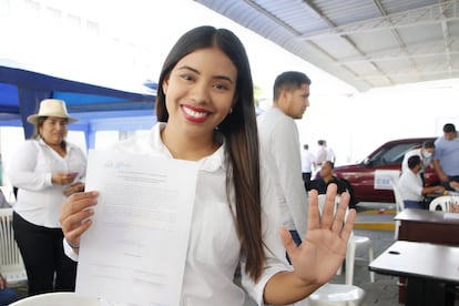 Brigitte García, alcaldesa de Ecuador.