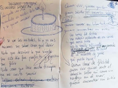 Letra de Amaral en la exposición Las mejores letras en español
