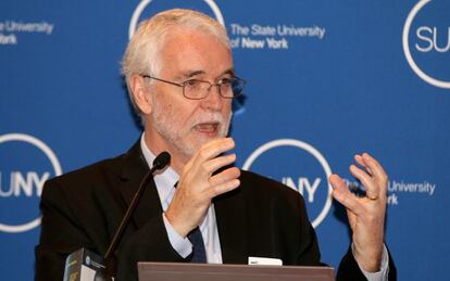 Timothy Killeen, en la sesión de apertura de Future Earth
