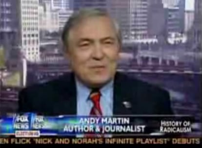 El abogado Andy Martin durante un momento en Fox News Channel.