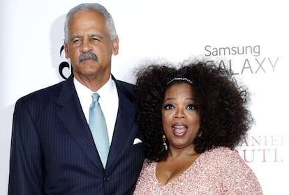 Oprah Winfrey y su pareja desde hace más de 30 años, el escritor y empresario Stedman Graham.