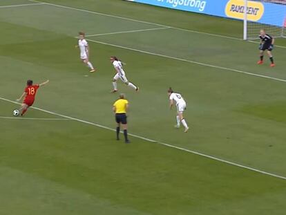 Una obra de arte que vale un Europeo: así fue el gol de Eva Navarro a Alemania