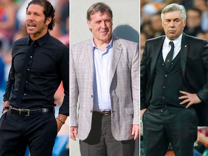Del polo pistacho al negro siciliano: así se visten los entrenadores de fútbol
