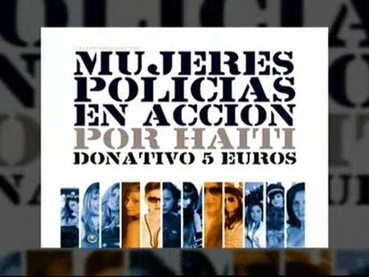 Policías municipales de Fuenlabrada lanzan un 'calendario solidario' para Haití