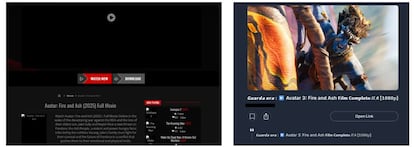 Streaming con ataque aprovechando la película Avatar: fuego y ceniza