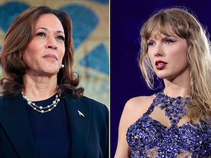 Kamala Harris y Taylor Swift