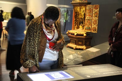 Invitados al Primer Encuentro de Iniciativas Afromuseológicas, convocado en diciembre en Bogotá, en el interior del Museo Nacional de Colombia.