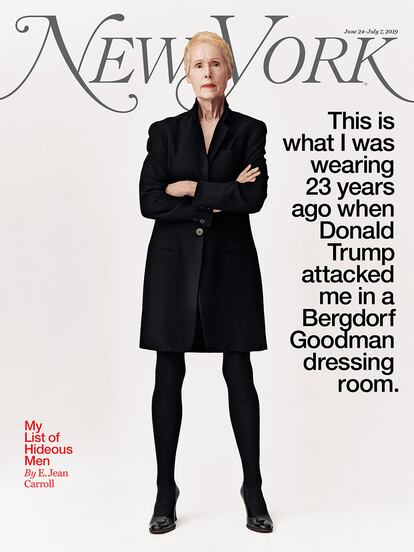 E. Jean Carroll en la portada de 'New York Magazine".