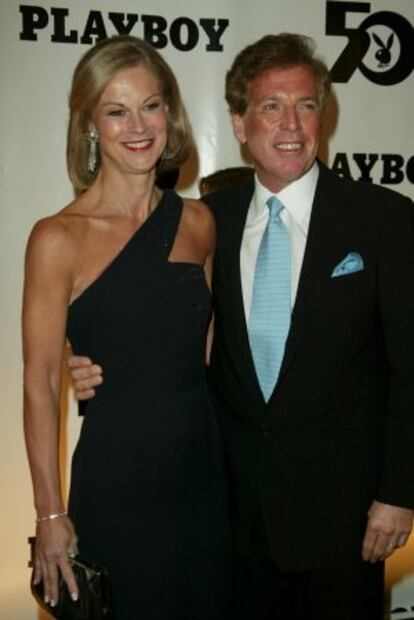 Christie Hefner y su marido William Marovitz.