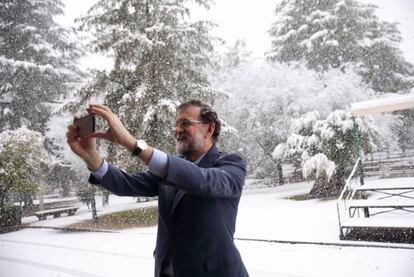 Mariano Rajoy, en la imagen colgada en su perfil de Twitter.