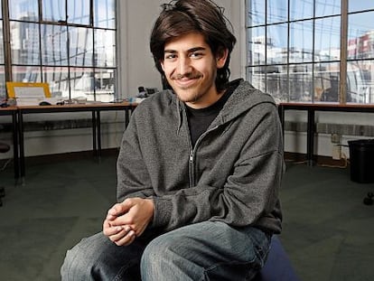 Aaron Swartz, en 2006.