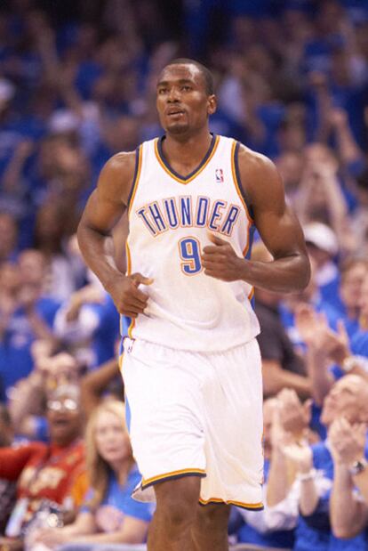 Ibaka, con Oklahoma.