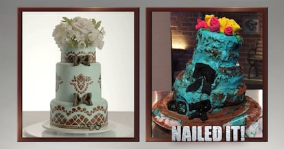 Uno de los pasteles de 'Nailed it!'.