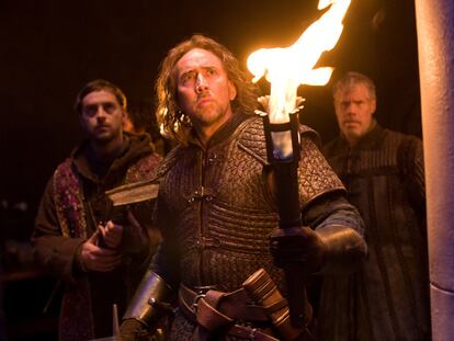 Nicolas Cage, en un fotograma de <i>En tiempo de brujas. </i>