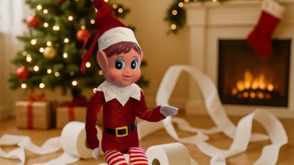 elfa traviesa con calendario