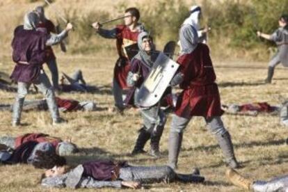 Recreación de la Batalla de Atapuerca, en Burgos.