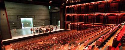 Sala grande del Teatro Lliure, en el antiguo Palau de Agricultura de Barcelona.