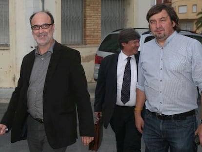 Alfons Montserrat, a la izquierda y Manel Mart&iacute;, a la derecha.