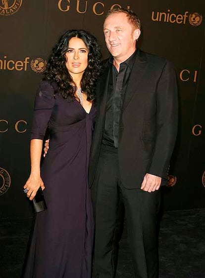 Salma Hayek y François Henri Pinault.