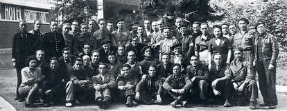 La brigada de guerrilleros españoles durante la liberación de la Francia ocupada (Fotografía del libro 'Hasta su total aniquilación' (editorial Almena).