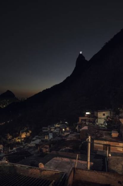 Vista da Comunidade de Santa Marta, onde, em 2008, foi instalada a primeira Unidade de Polícia Pacificadora (UPP)