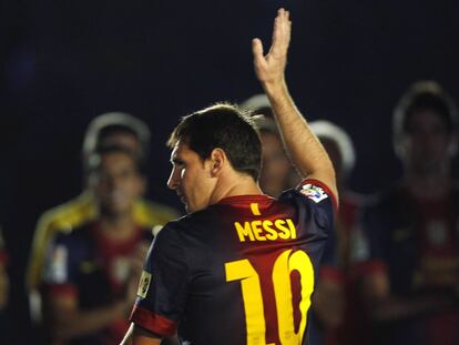 La carrera de Messi al Barça, en imatges