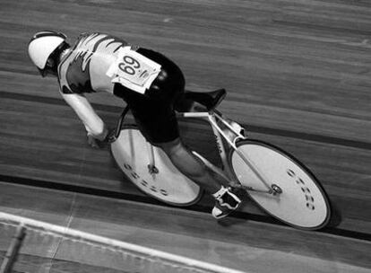 José Manuel Moreno, en la carrera en que ganó el oro en Barcelona.