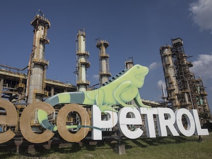 Una refinería de Ecopetrol en Barrancabermeja (Colombia), el 15 de febrero de 2022.