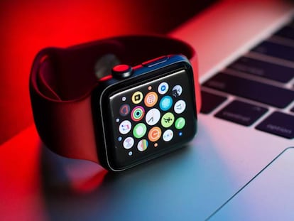 Apple Watch en un portátil