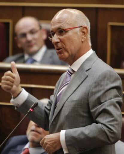 Duran i Lleida, durante su intervención en el Congreso. 