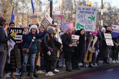 Huelga enfermeras Reino Unido