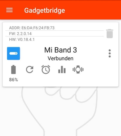 App para Xiaomi Mi Band