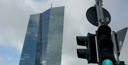 Fotografía de archivo que muestra la sede del Banco Central Europeo (BCE), en Fráncfort, Alemania. 