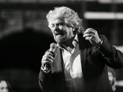 O cofundador do partido Movimento 5 Estrelas, Beppe Grillo.