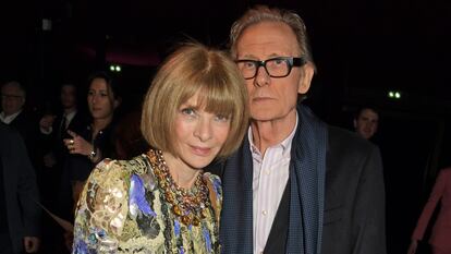 Anna Wintour y Bill Nighy, en París el pasado enero.