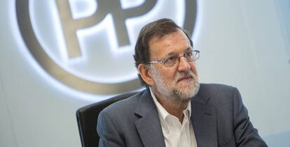 El presidente del Gobierno en funciones, Mariano Rajoy, el pasado lunes