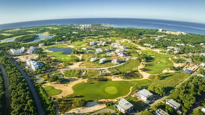 Vista panorámica de las propiedades del Grupo Piñero en Playa Nueva Romana (República Dominicana). 
