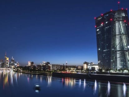 Vista del Banco Central Europeo (BCE) en Fr&aacute;ncfort (Alemania).