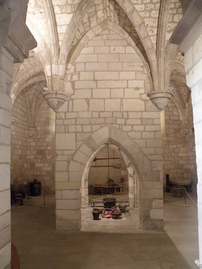 Cocina del monasterio de Iranzu (Navarra), en una imagen cedida por Pablo Abella.