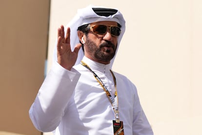 El presidente de la FIA Mohammed Ben Sulayem en el pasado GP de Abu Dhabi.