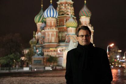 Artur Mas durante su visita esta semana a Moscú.