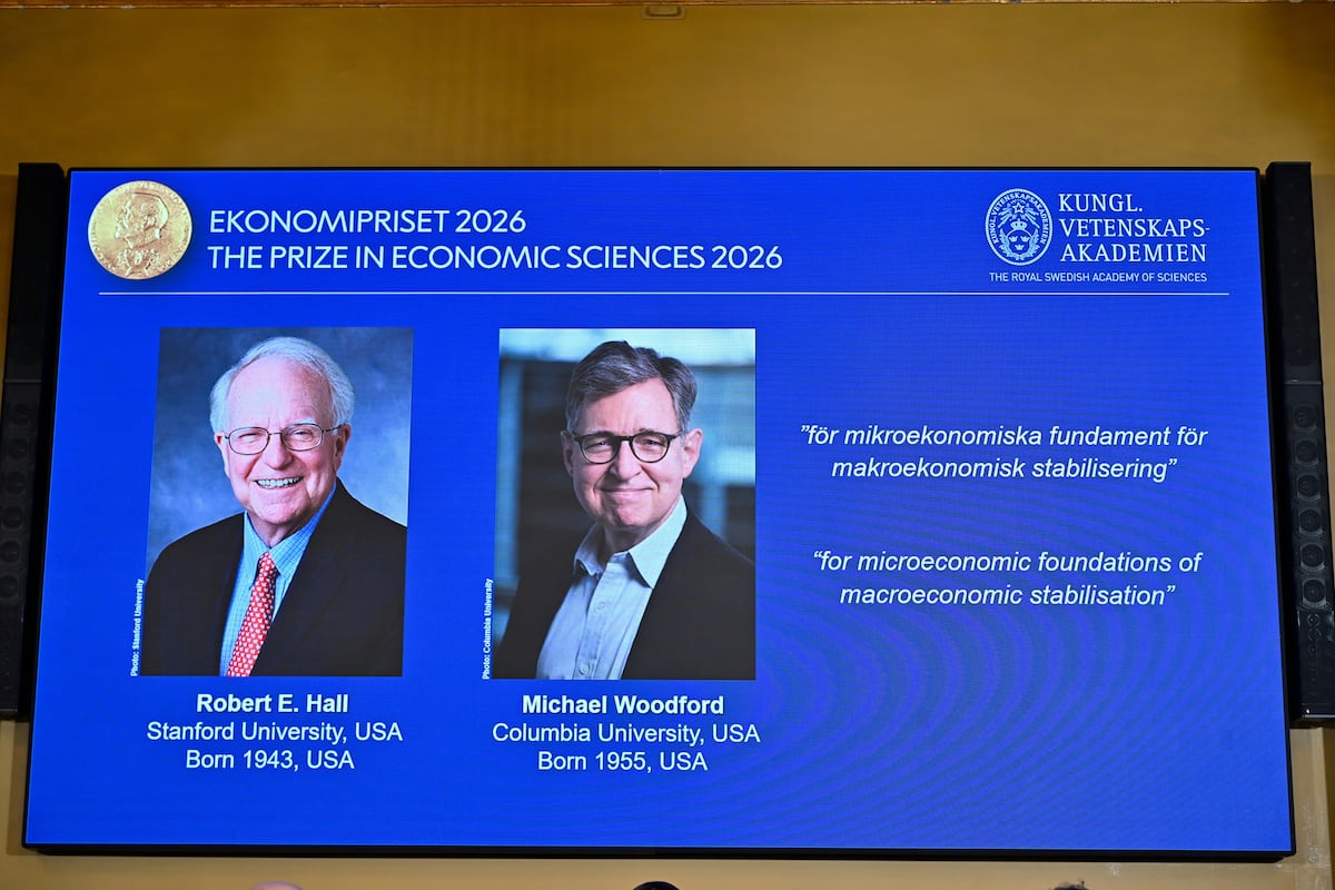 Premio Nobel de Economía 2026 para Michael Woodford y Robert E. Hall