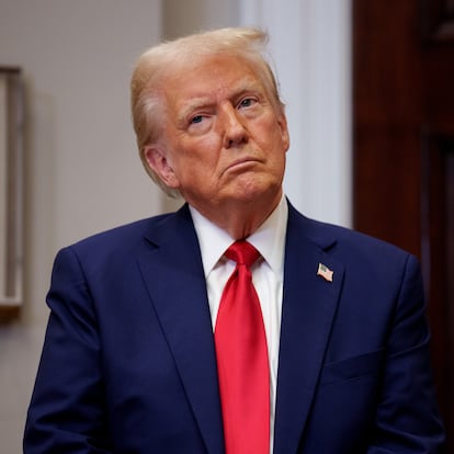 WASHINGTON, DC - JANUARY 21: U.S. President Donald Trump appears at a news conference in the Roosevelt Room of the White House on January 21, 2025 in Washington, DC. Trump announced an investment in artificial intelligence (AI) infrastructure and took questions on a range of topics including his presidential pardons of Jan. 6 defendants, the war in Ukraine, cryptocurrencies and other topics. (Photo by Andrew Harnik/Getty Images)