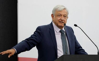 El presidente electo de México, López Obrador. 