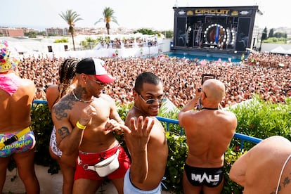 El 'Water Park Day', el evento más icónico del Circuit, el multitudinario festival LGTBIQ+, se ha celebrado este martes en el parque acuático Illa Fantasia, en Vilassar de Dalt (Barcelona).