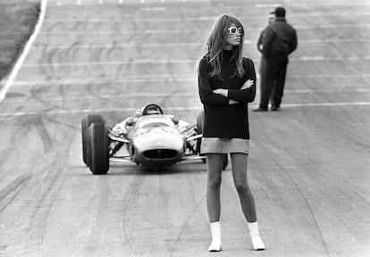 La actriz y cantante Françoise Hardy, en un fotograma de la película 'Grand Prix', en julio de 1966.