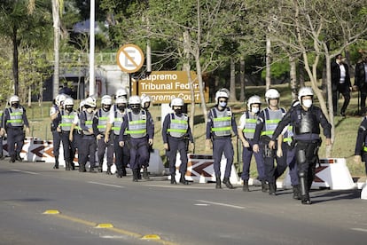 Security forces retake control of Brazil's Supreme Court.