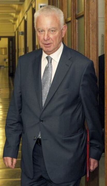 El nuevo primer ministro interino de Grecia, Panayotis Pikrammenos.
