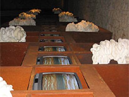 Imagen de la instalación de Fabrizio Plessi, en Mallorca.